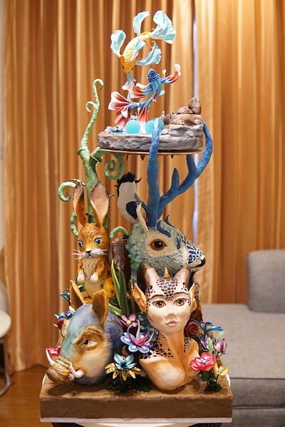 Fantasy Creatures - Cake by Au Nantawat