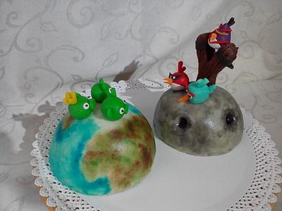 planet angry birds - Cake by Satir
