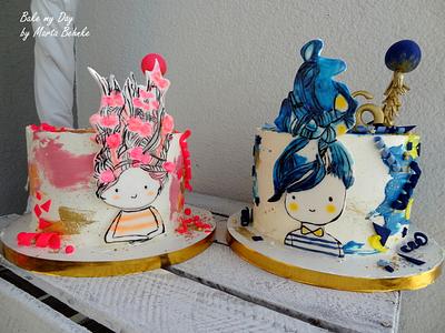 in love with art on cakes - Cake by Marta Behnke