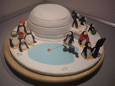 Pinguino's time - Cake by Cinta Barrera