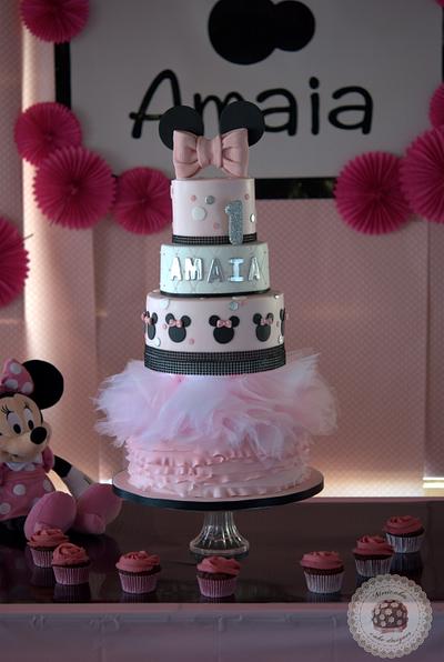 Minnie first birthday cake by Mericakes - Cake by Mericakes