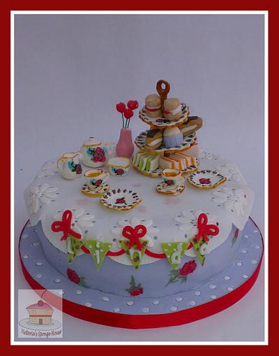 Afternoon tea cake - Cake by Victoria's Sponge House