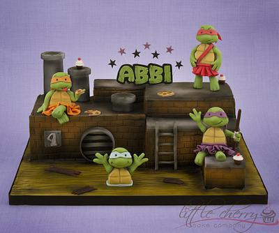 Teenage Mutant Girly Turtles - Cake by Little Cherry