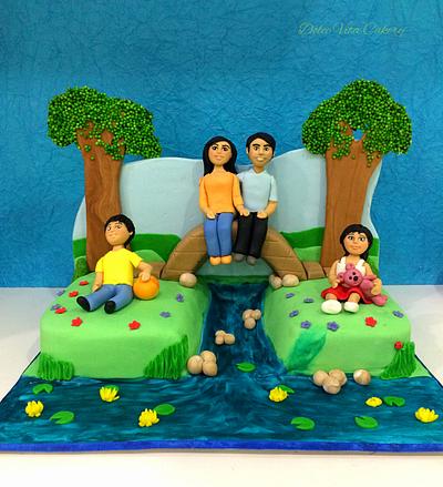 Happy Family - Cake by Dolce Vita Cakery