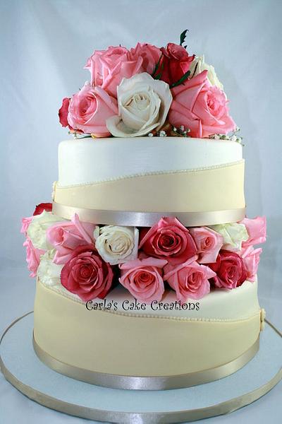 Elegant Wedding cake  - Cake by Carla