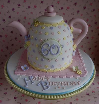 Teapot cake  - Cake by CupcakesbyLouise