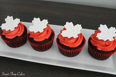 Canada Day Cupcakes - Cake by Sweet Shop Cakes