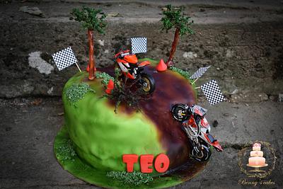 Motorcycle Lover Cake - Cake by Benny's cakes