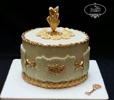 Baptism Cake Box - Cake by Fées Maison (AHMADI)