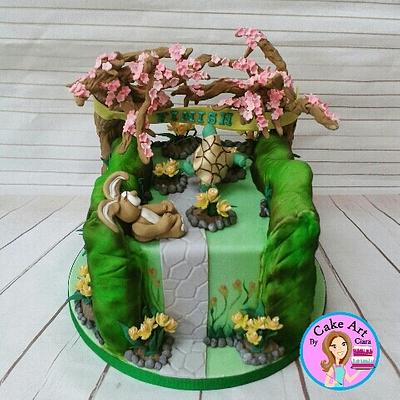 The Hare and the Tortoise - Cake by Ciara Spain