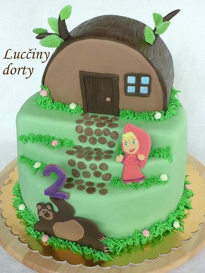 Masha and Bear - Cake by Lucyscakes