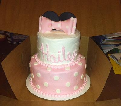 Minnie Mouse cake and cupcakes - Cake by Yvette