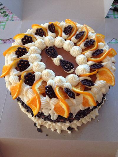 Chocolate - orange cake - Cake by Jana 
