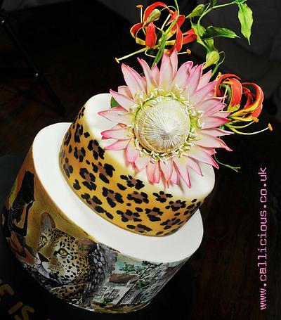 Hand Painted South African 50th Cake - Cake by Calli Creations