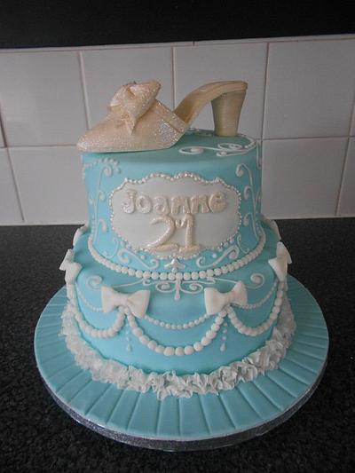 Princess slipper cake - Cake by nicolascakes