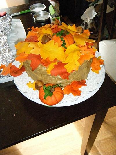 Fall cake - Cake by Valley Kool Cakes (well half of it~Tara)