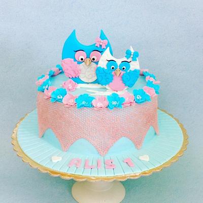 owl cake  - Cake by elisabethcake 