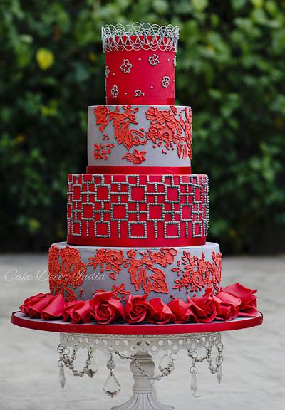 Scarlet beauty - Cake by Prachi Dhabaldeb