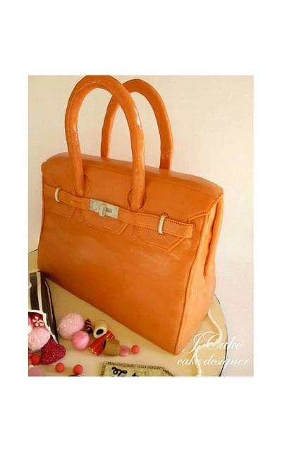 Hermes bag cake - Cake by JCake cake designer