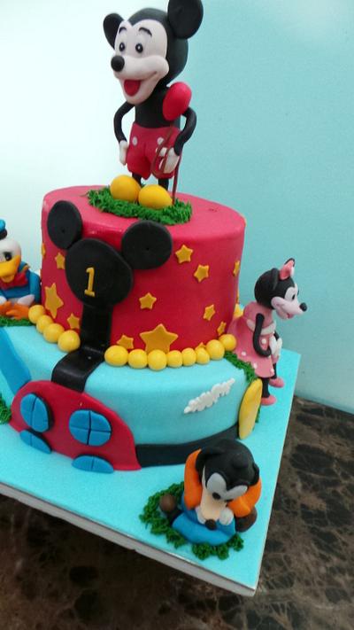 Mickey Mouse Club House Cake - Cake by JudeCreations
