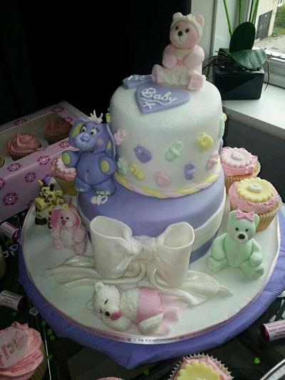 1st ever baby shower cake! - Cake by lisa-marie green