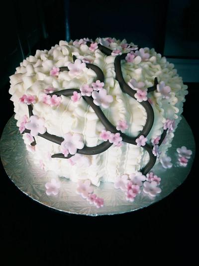 Cherry Blossom - Cake by The Cakery 