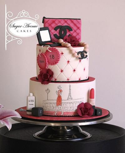 Turning 18 with style - Cake by Sugar Avenue Cakes 