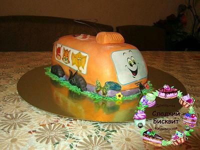 Торт троллейбус. - Cake by Anastasiya