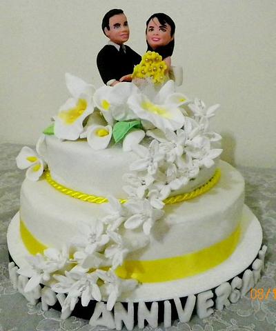 anniversary cake - Cake by Fe Palabyab