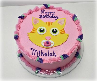 Kitty with Pacifier  - Cake by Donna Tokazowski- Cake Hatteras, Martinsburg WV