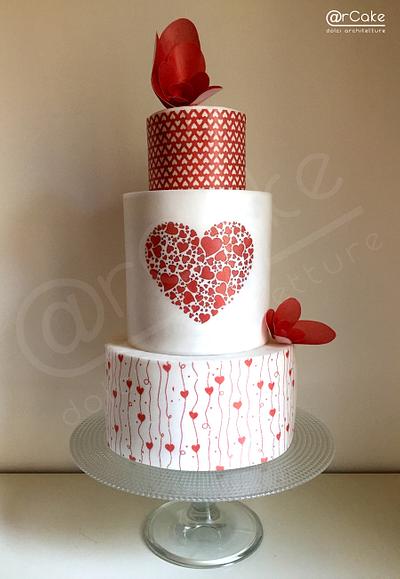 the heart cake - Cake by maria antonietta motta - arcake -