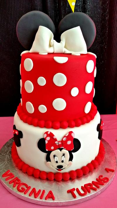Minnie Mouse themed cake - Cake by Love for Sweets
