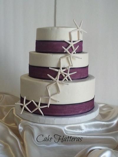 Star Fish Wedding Cake - Cake by Donna Tokazowski- Cake Hatteras, Martinsburg WV