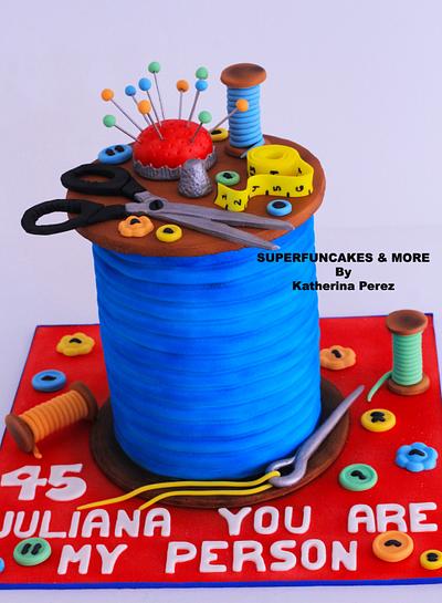 Do you like knitting? - Cake by Super Fun Cakes & More (Katherina Perez)