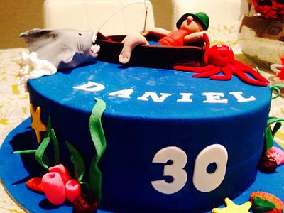 "Gone Fishing"  - Cake by Cakesters