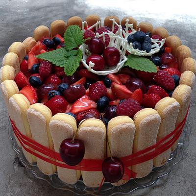 Fresh Fruit Cake - Cake by keberka