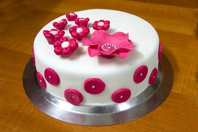 Blushed in Pink - Cake by chocofantasy