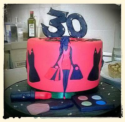 fashion 30th birthday - Cake by Cristiana Ginanni