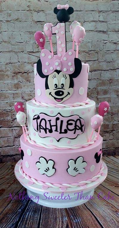 Minnie 1st birthday - Cake by Kylie @ Nothing Sweeter Than Cake