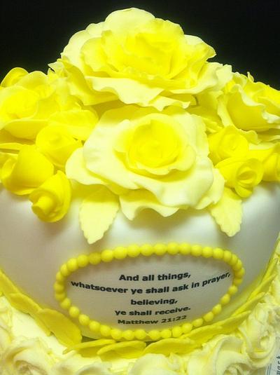 Cake for our Pastor's wife - Cake by Karen Seeley