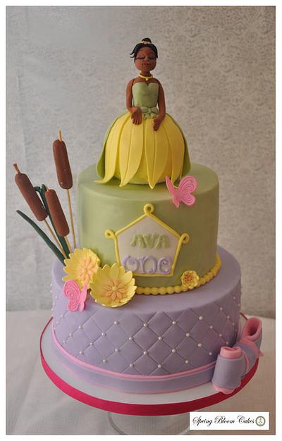 Frog Princess Cake - Cake by Spring Bloom Cakes