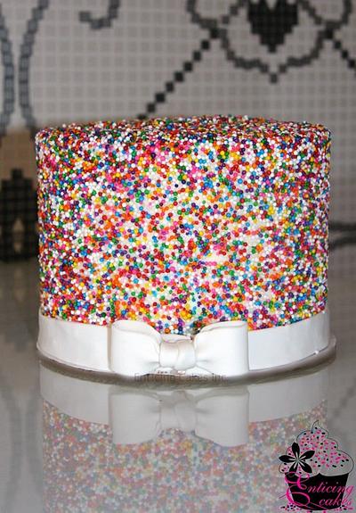 Rainbow Sprinkles Cakes - Cake by Enticing Cakes Inc.