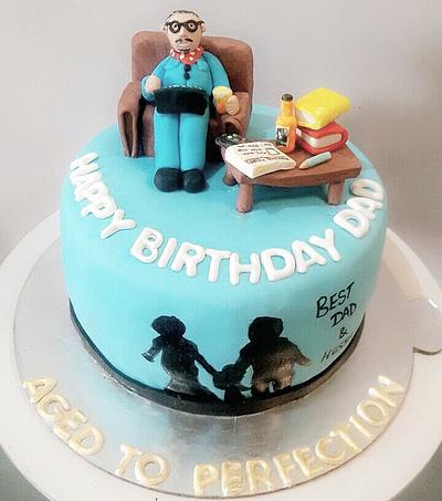 Father' birthday  - Cake by Juhi goyal