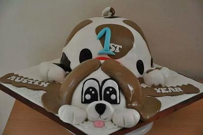 Dog :) - Cake by Agnieszka