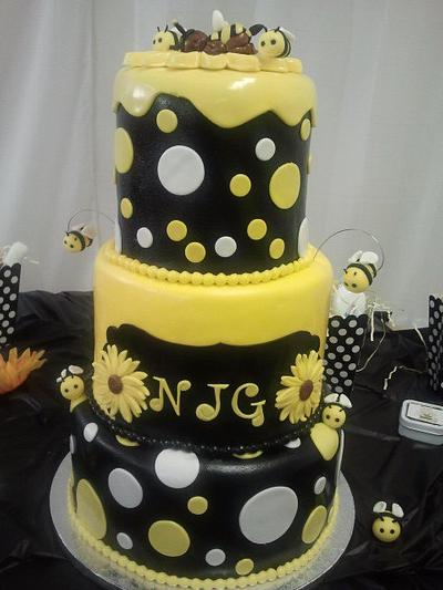 Bumble Bee Babee Shower!! - Cake by TAINAKITCHEN