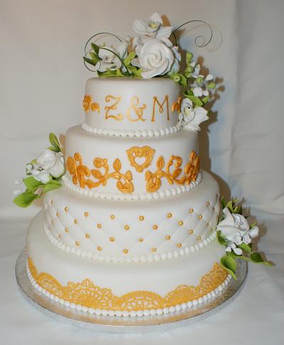 Żaneta wedding - Cake by EvelynsCake
