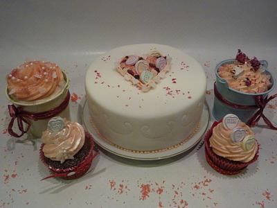 "sweetheart" cakes <3 - Cake by Dawn and Katherine
