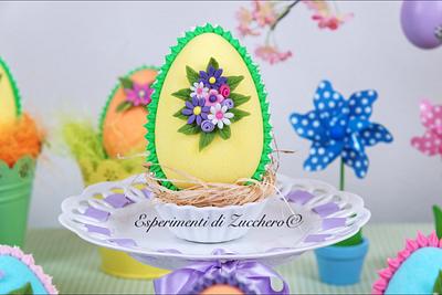 Easter eggs - Cake by Esperimenti di Zucchero