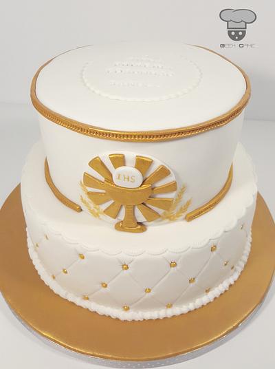 First Communion - Cake by Geek Cake