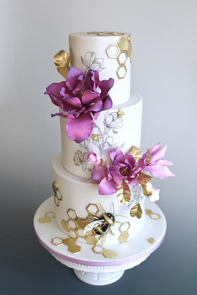 Blooms&Bees - Cake by tomima